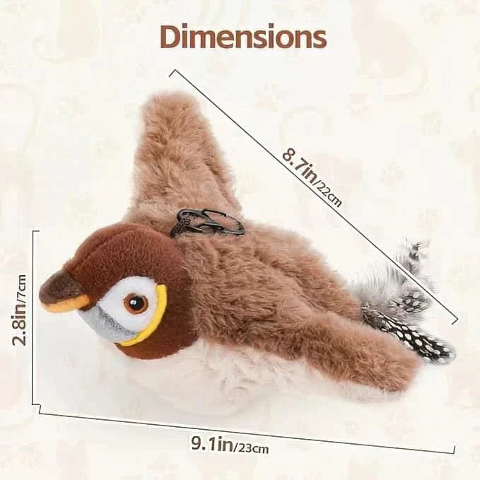 Engaging Plush Toy for Energetic Cats