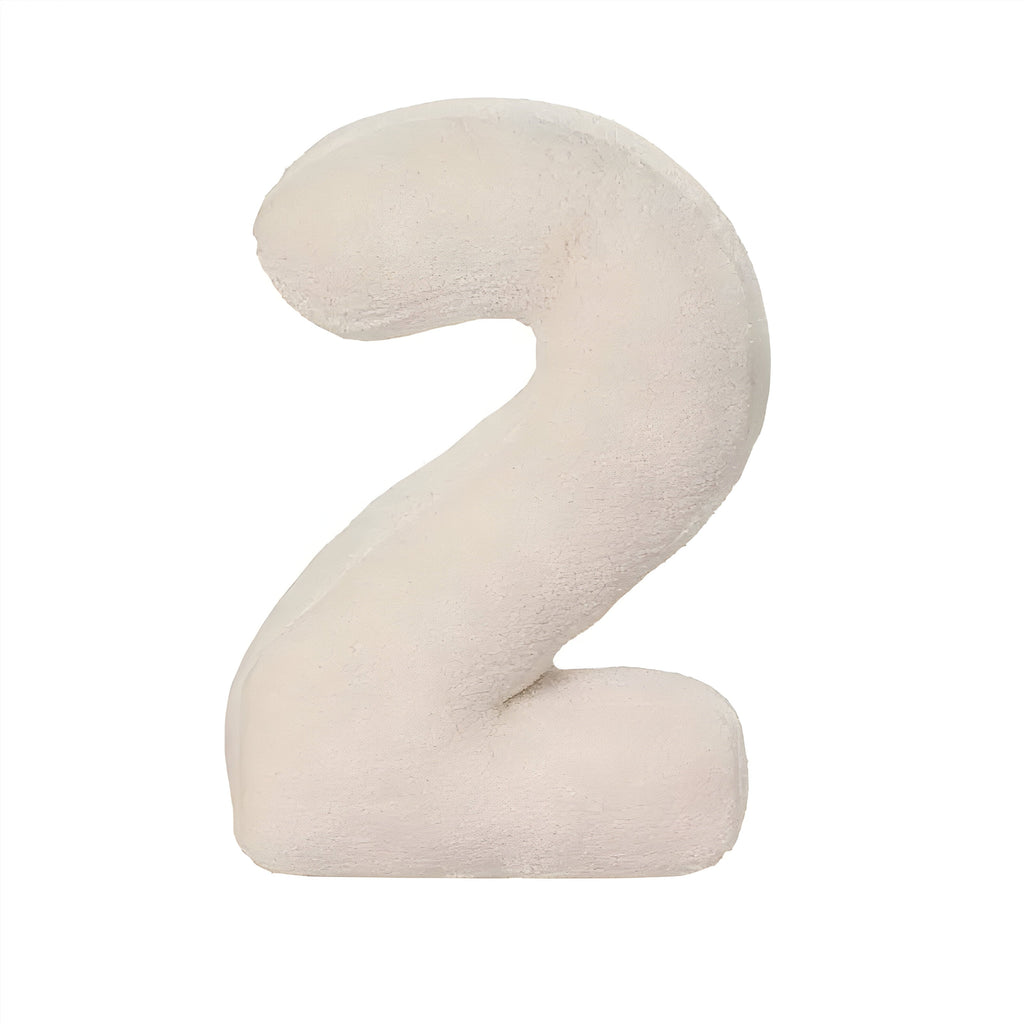 Personalized Soft Plush Letter Pillow - Cozy Decorative Accent for Sofa or Children's Room