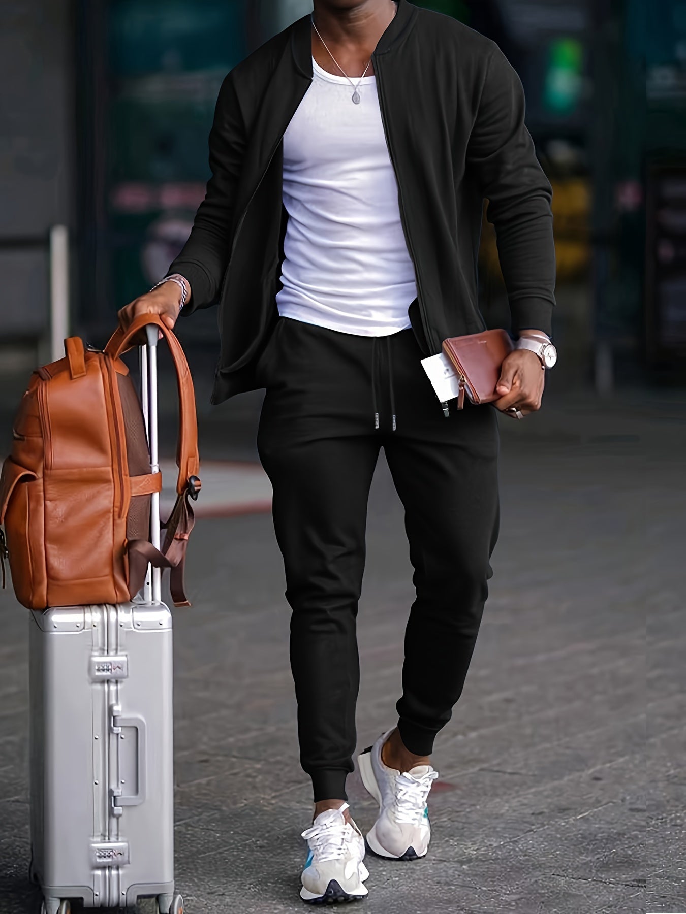 Men's Casual Jogging Suit | Two-Piece Set
