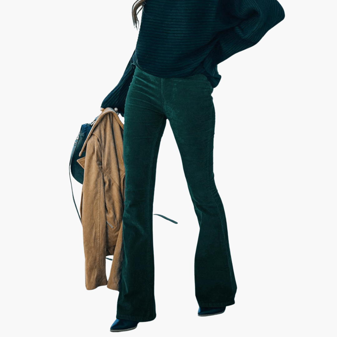 Women's Elegant Cord Pants | Long