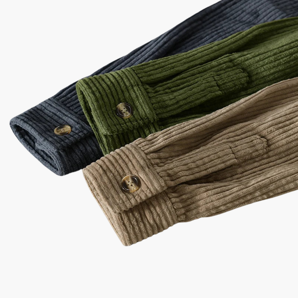 Men's Corduroy Oversized Shirt | Long Sleeve