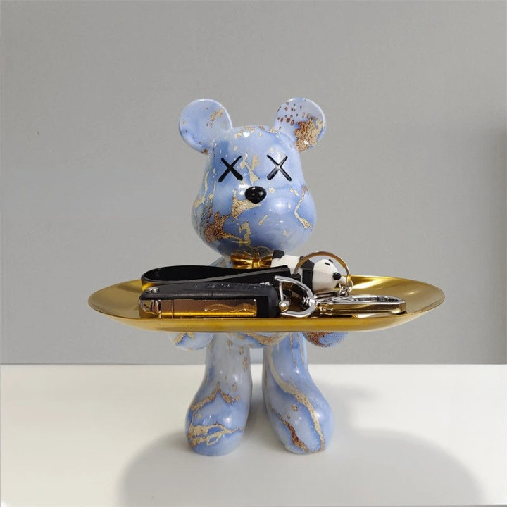 Bear-Shaped Figurine with Secret Drawer – Delightful Storage for Keys and Small Items
