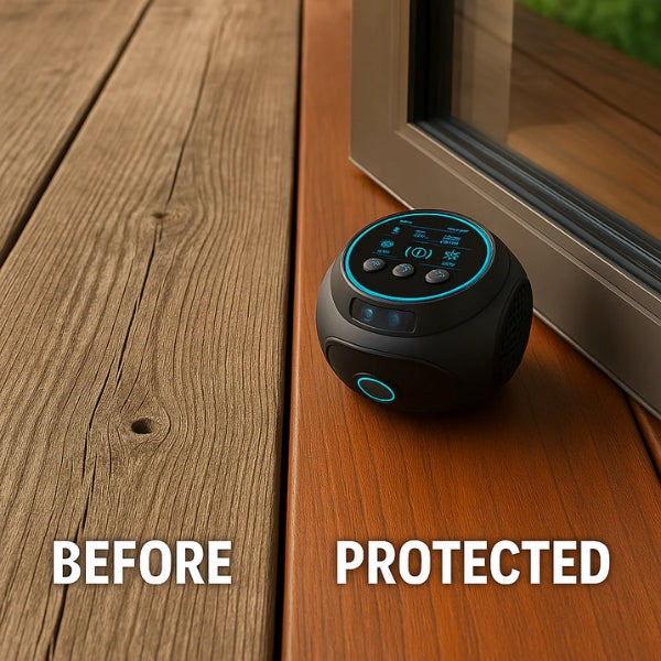 Ultrasonic Rat Repeller for Indoor and Outdoor Use - Effective Coverage up to 3200 Sq Ft