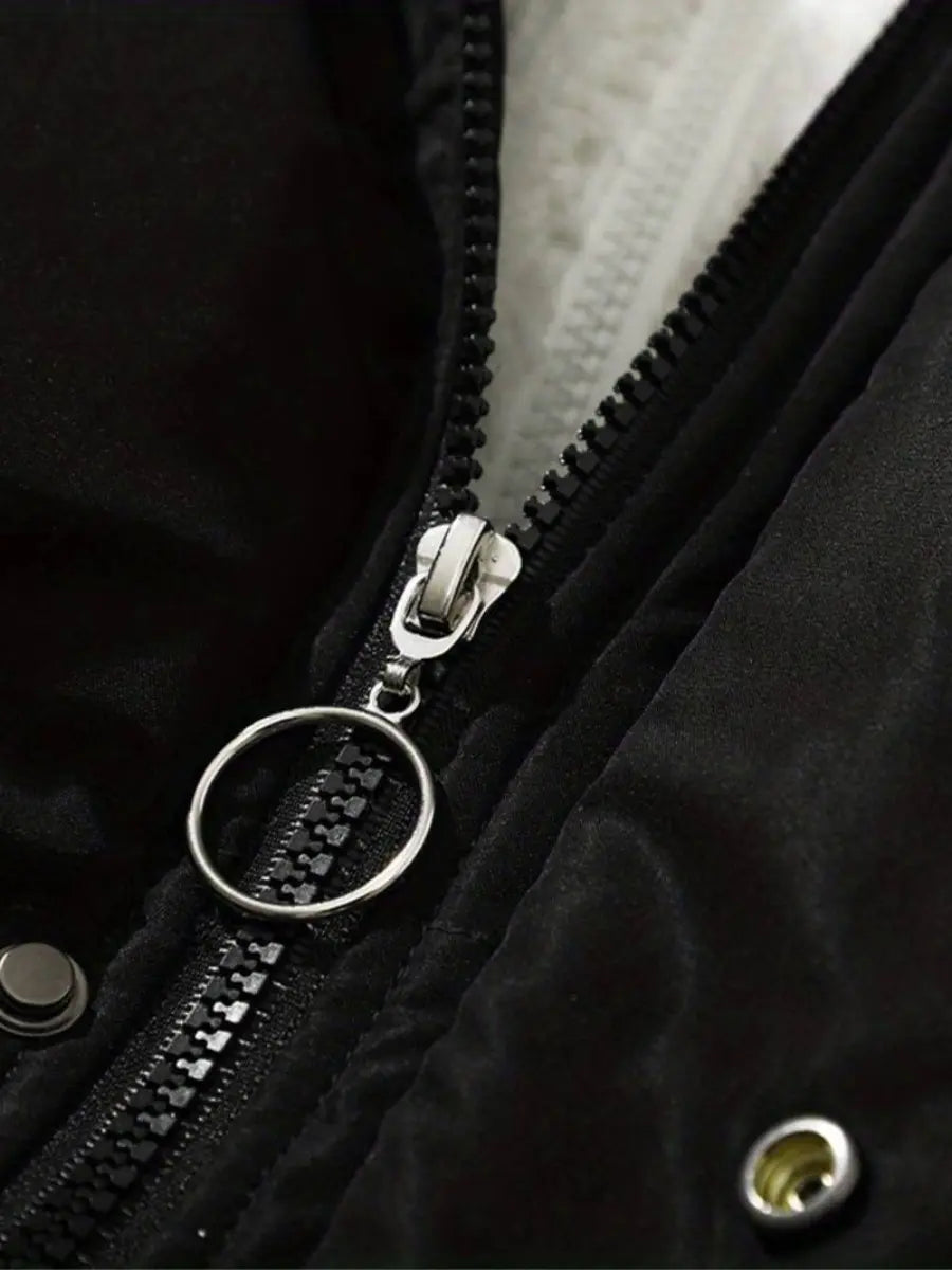 Men's Zipper Down Jacket | Warm