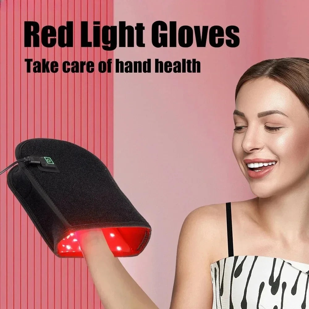 Red Light Therapy Glove for Alleviating Joint Pain