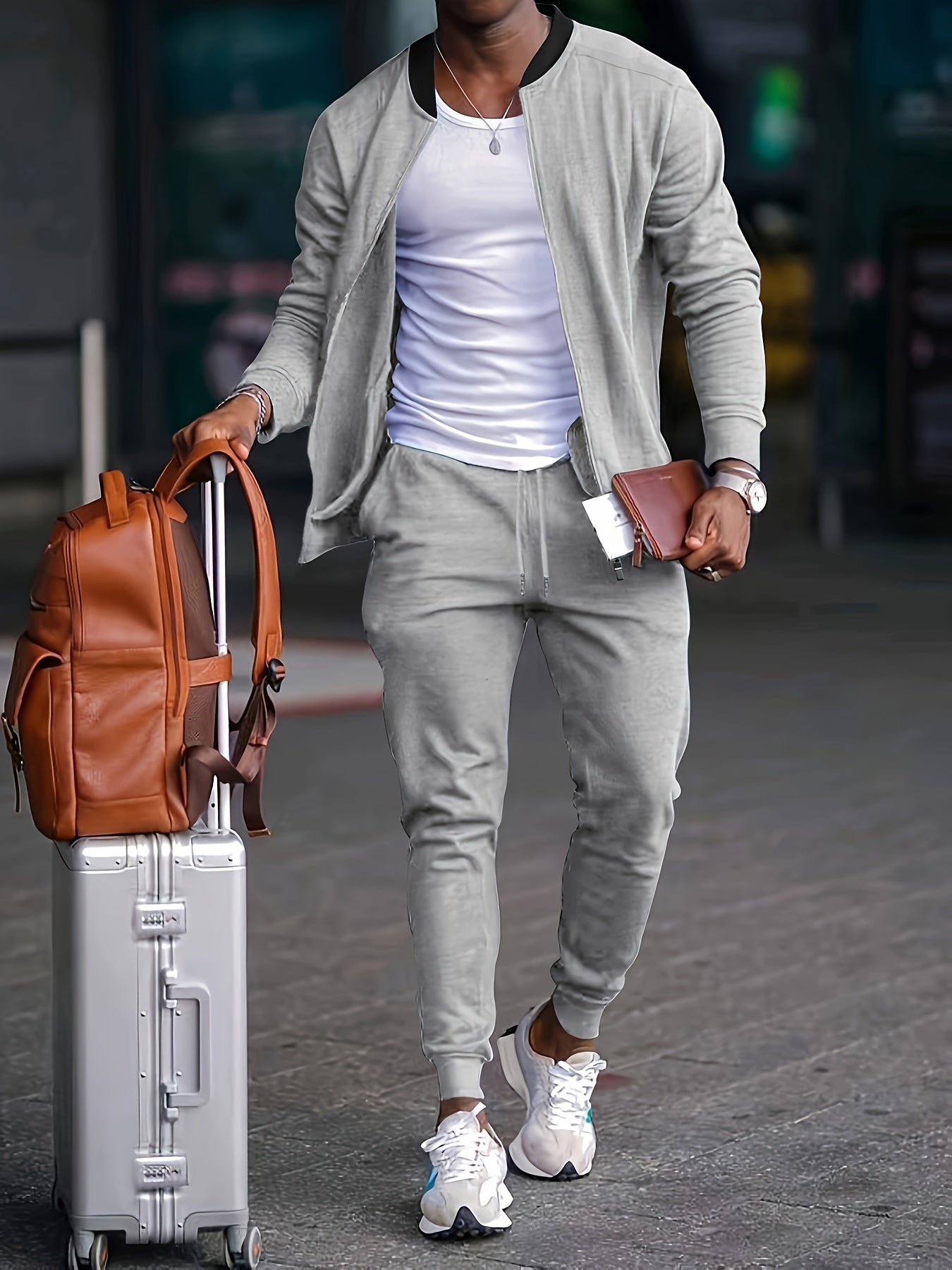 Men's Casual Jogging Suit | Two-Piece Set