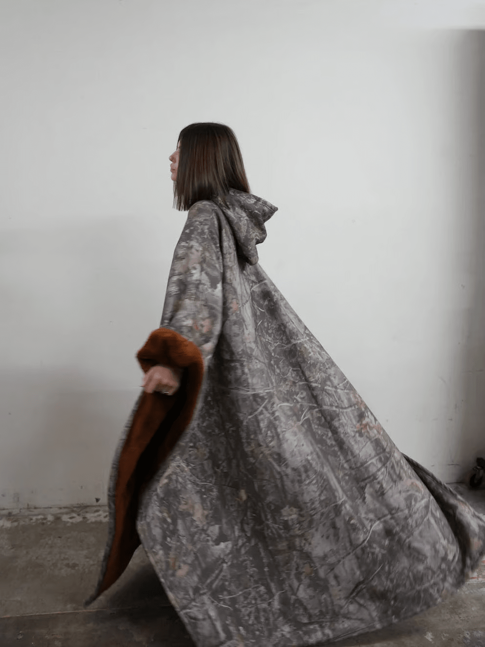 Oversized Soft Fabric Calming Hoodie Blanket