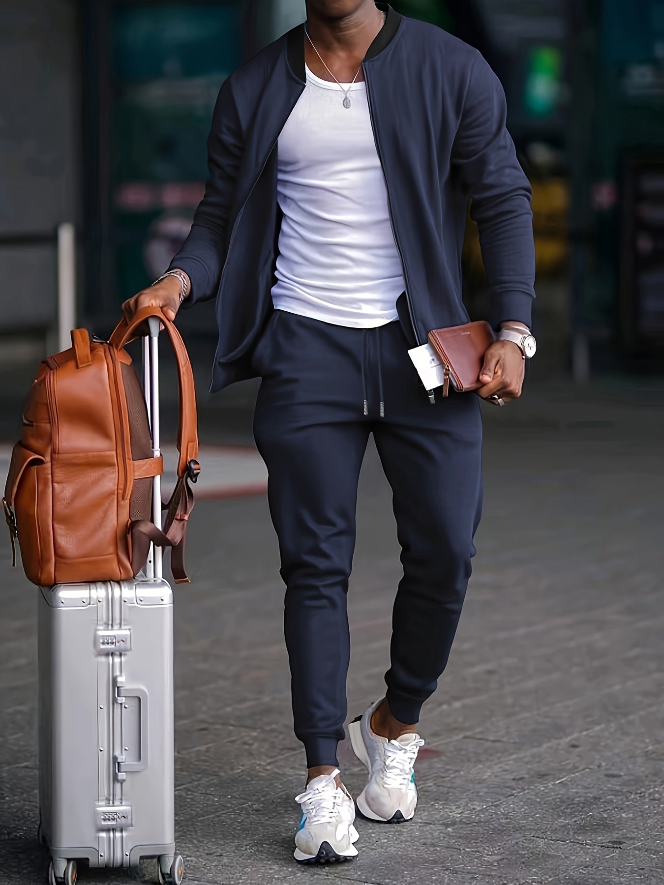 Men's Casual Jogging Suit | Two-Piece Set