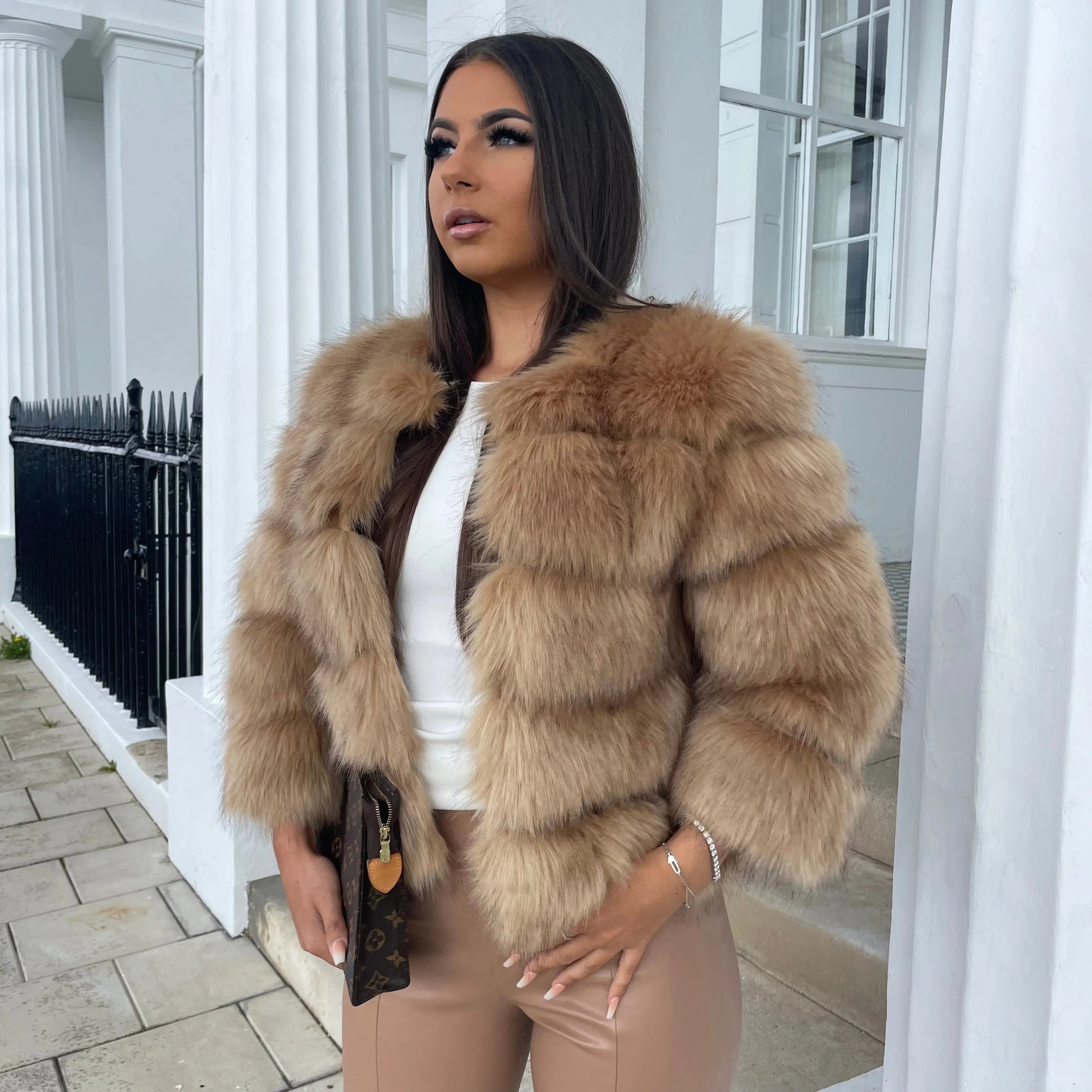 Women's Faux Fur Winter Jacket | Elegant