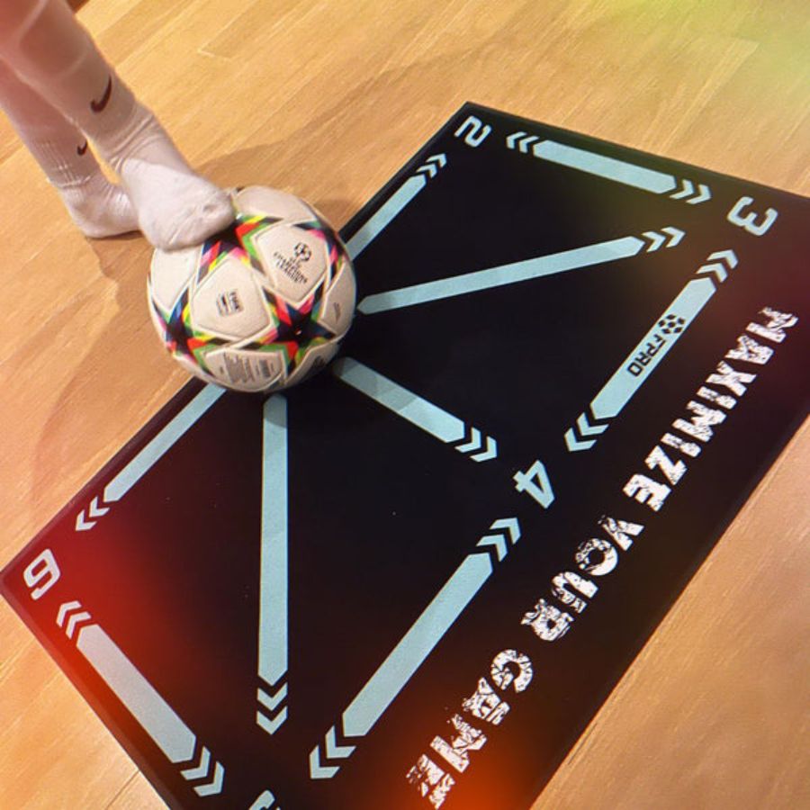 Elite Football Training Mat and Video Coaching System