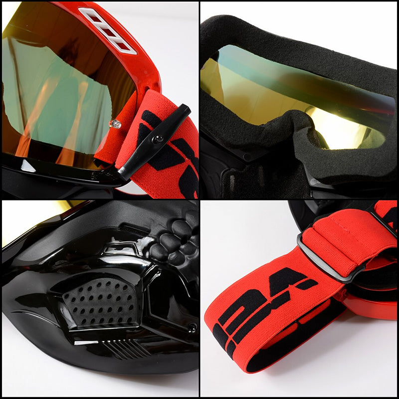 Impact-Resistant Motorcycle Goggles