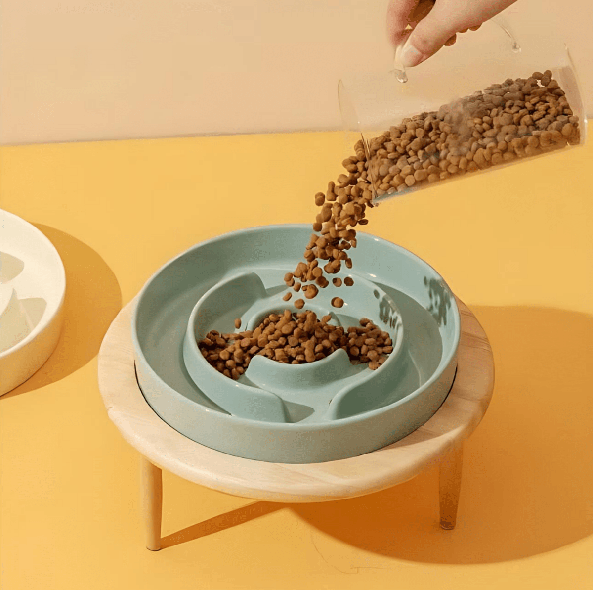 Stylish Handcrafted Pet Food Bowl