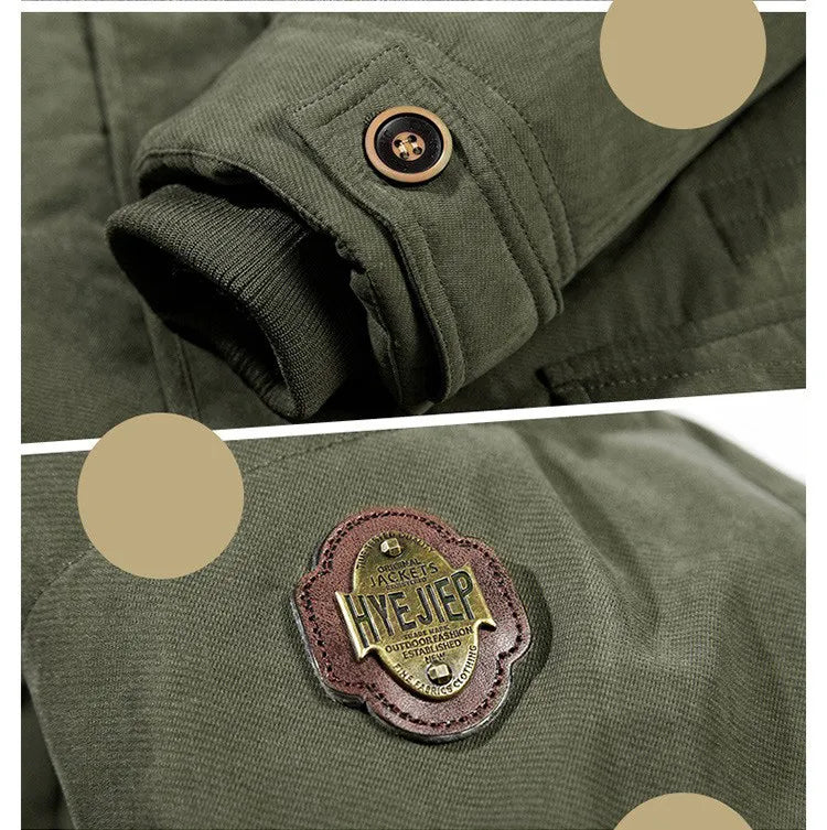Men's Long Winter Jacket | With Hood