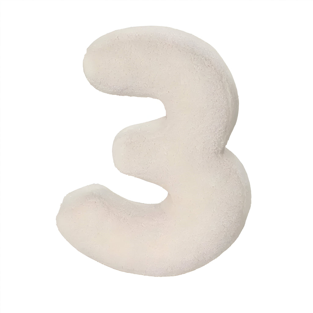 Personalized Soft Plush Letter Pillow - Cozy Decorative Accent for Sofa or Children's Room