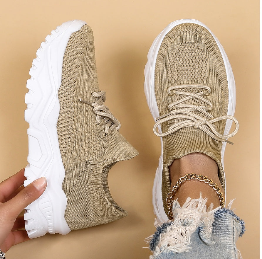 Women's Summer Breathable Sneakers | Platform