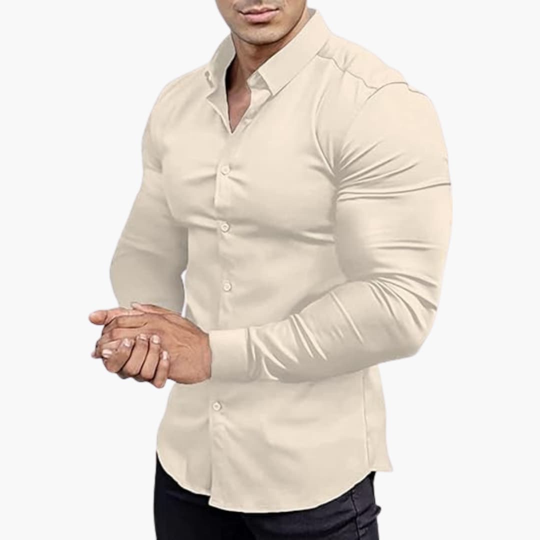 Men's Classic Long Sleeve Shirt | Slim Fit