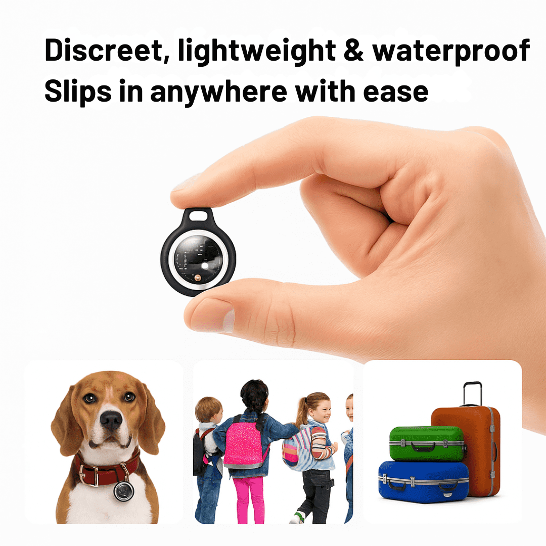 Subscription-Free Waterproof Real-Time GPS Tracker for Seniors