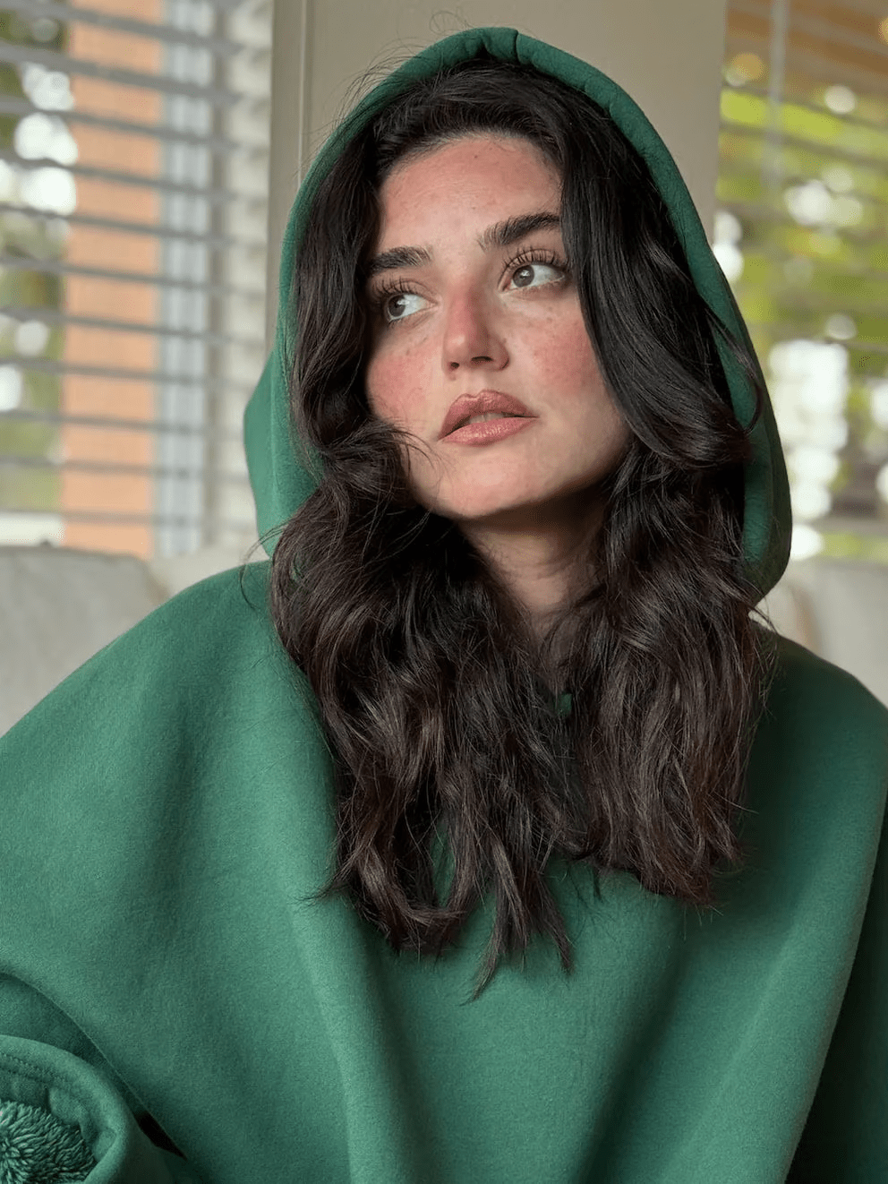 Oversized Soft Fabric Calming Hoodie Blanket