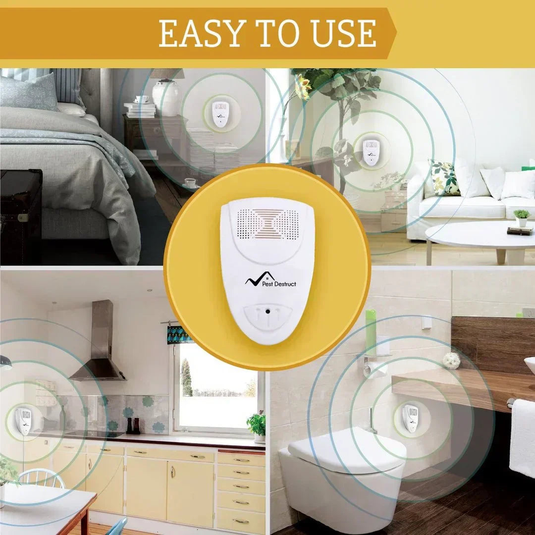 Ultrasonic Bed Bug Repellent - Eradicate Bed Bugs in 48 Hours