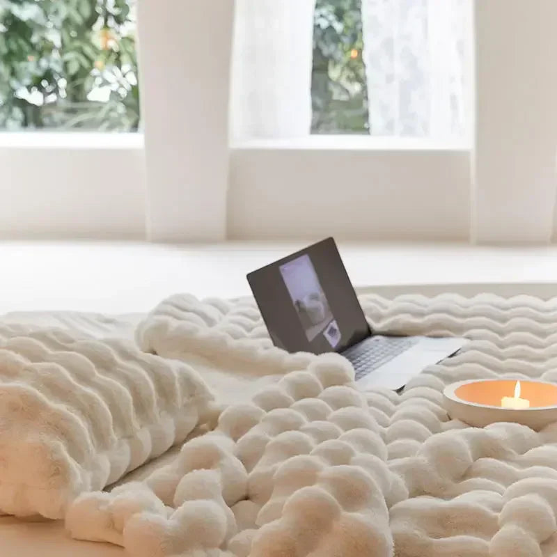 Reversible Fleece Blanket | All-Season Comfort | Soft and Cozy