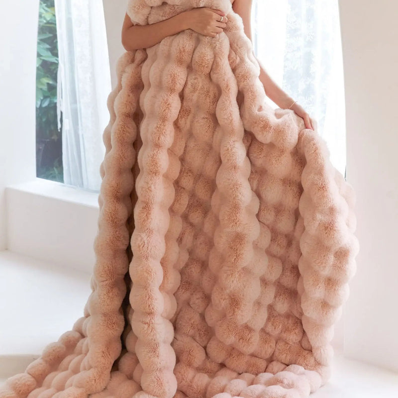 Reversible Fleece Blanket | All-Season Comfort | Soft and Cozy
