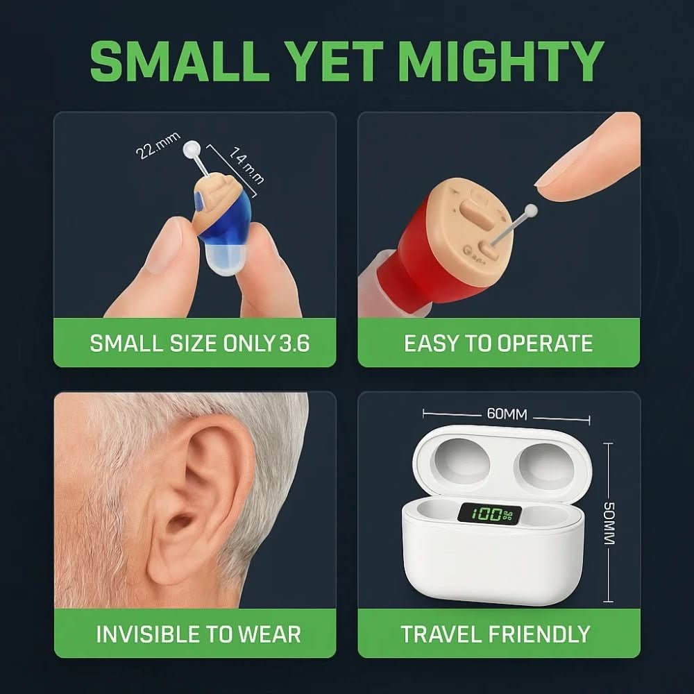 Discreet In-Ear Hearing Aids for Enhanced Sound Quality