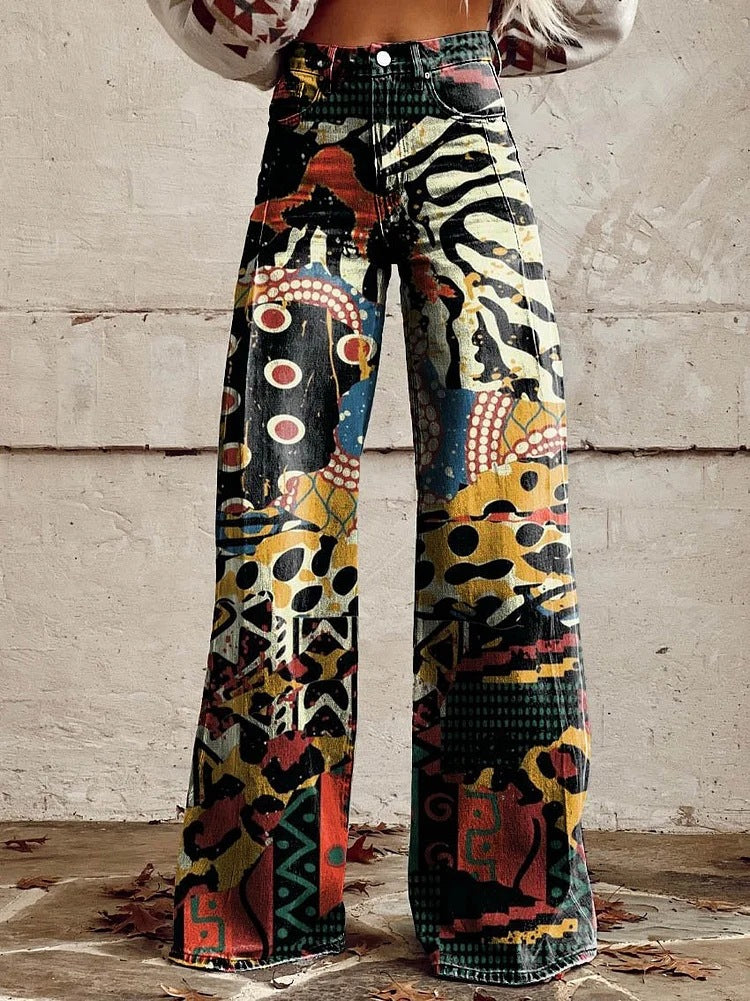 Women’s Casual High Waist Baggy Jeans | Wide Leg