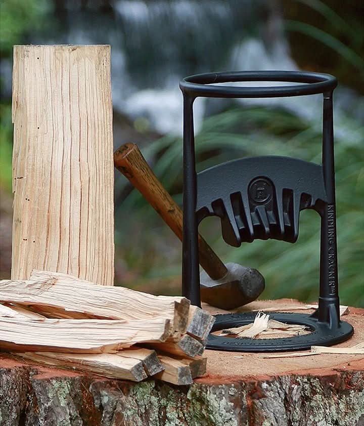 Easy and Secure Wood Splitter for Fireplace and Outdoor Use