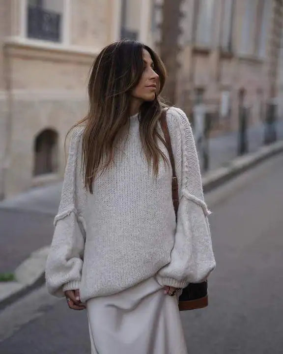 Women's Knit Sweater | Oversized