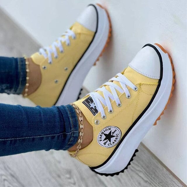 Ladies Comfortable Sneakers | Flat
