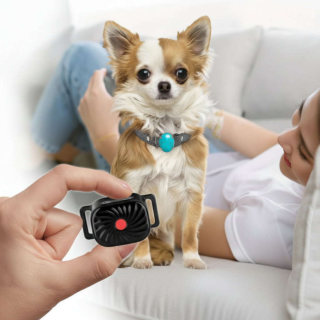 Soft Anti-Bark Collar with Sound and Vibration for Small Dogs