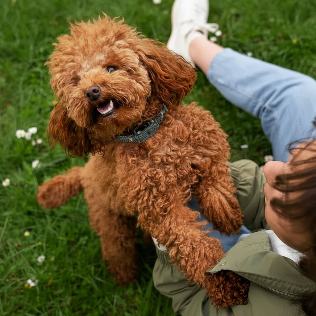 Soft Anti-Bark Collar with Sound and Vibration for Small Dogs