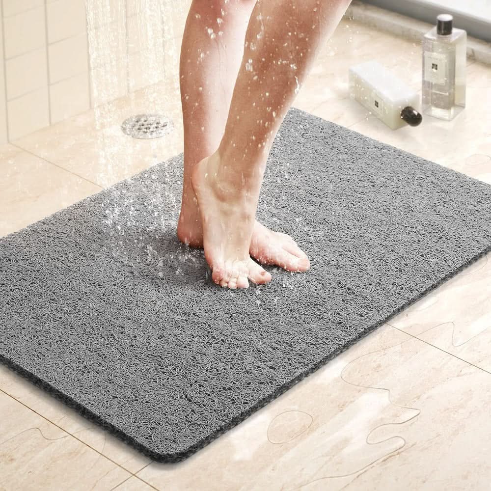 Anti-Slip Shower Mat with Drainage Feature