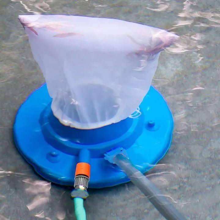 Eco-Friendly Pool Cleaner with Strong Suction for Leaves and Debris