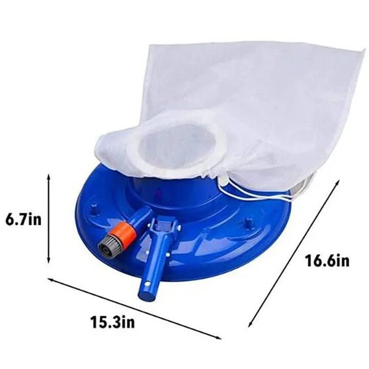Eco-Friendly Pool Cleaner with Strong Suction for Leaves and Debris