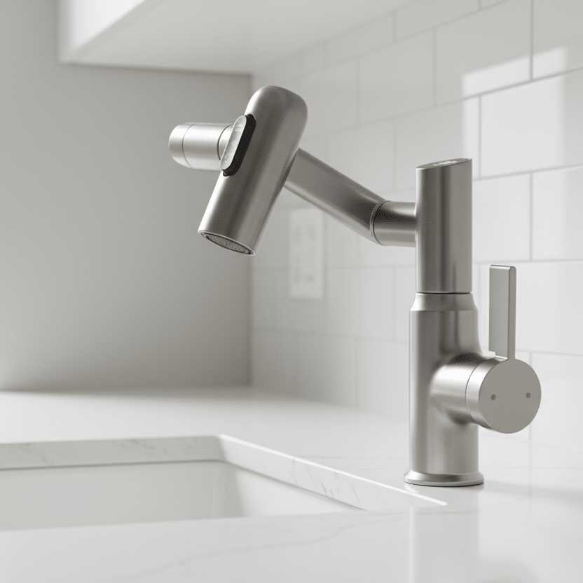 360° Smart Faucet with LED Temperature Indicator