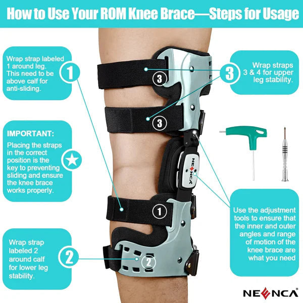 Unloader Knee Brace with Medial and Lateral Support