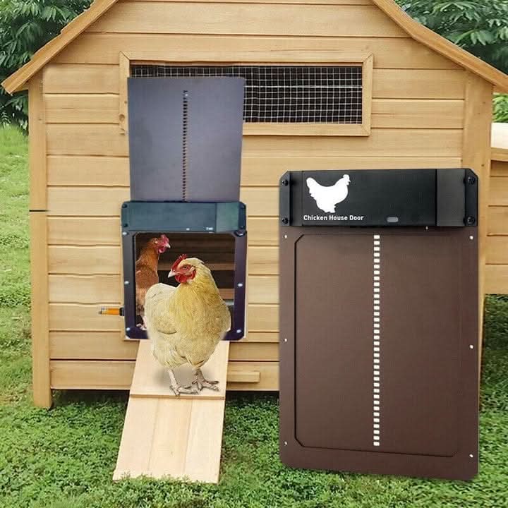Automatic Chicken Coop Door with Light Sensor and Weather Resistance