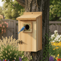 Wooden Nesting House for Blue Jays, Swallows, and Small Birds