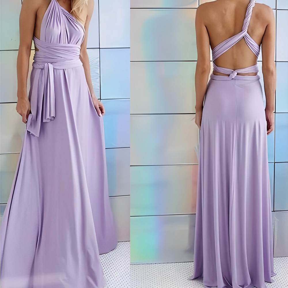 Women's Wrap Evening Dress | Maxi
