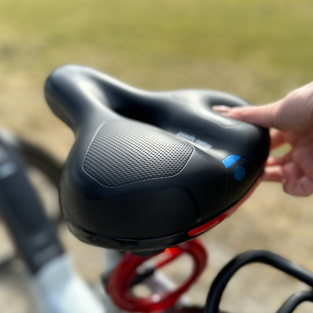 Premium Bicycle Seat | Pressure-Relieving Memory Foam | Black