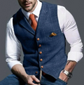 Men's Checkered Pattern Vest | for Weddings and Business