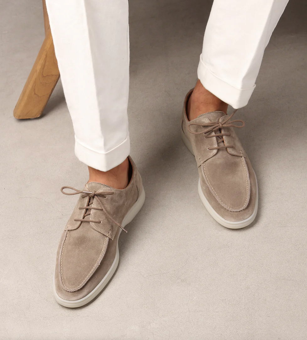 Men's Casual Slip-On Shoes | with Lace Closure