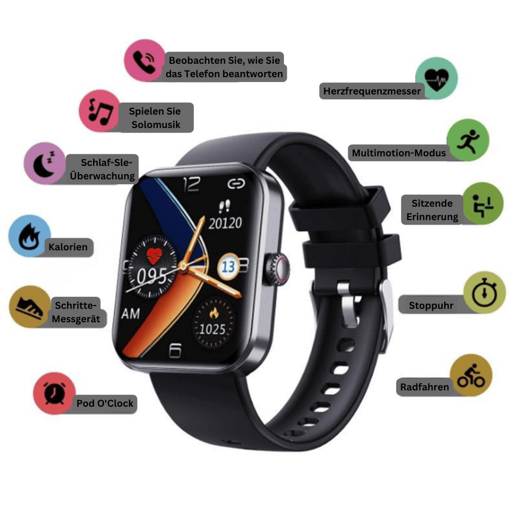 Non-Invasive Blood Sugar Monitoring Watch for Health Tracking