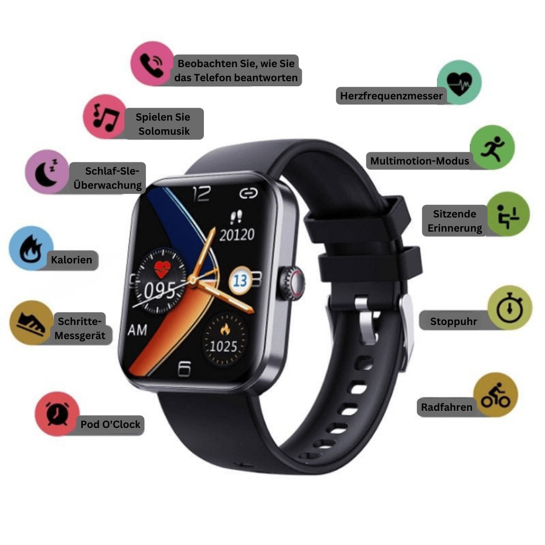 Non-Invasive Blood Sugar Monitoring Watch for Health Tracking