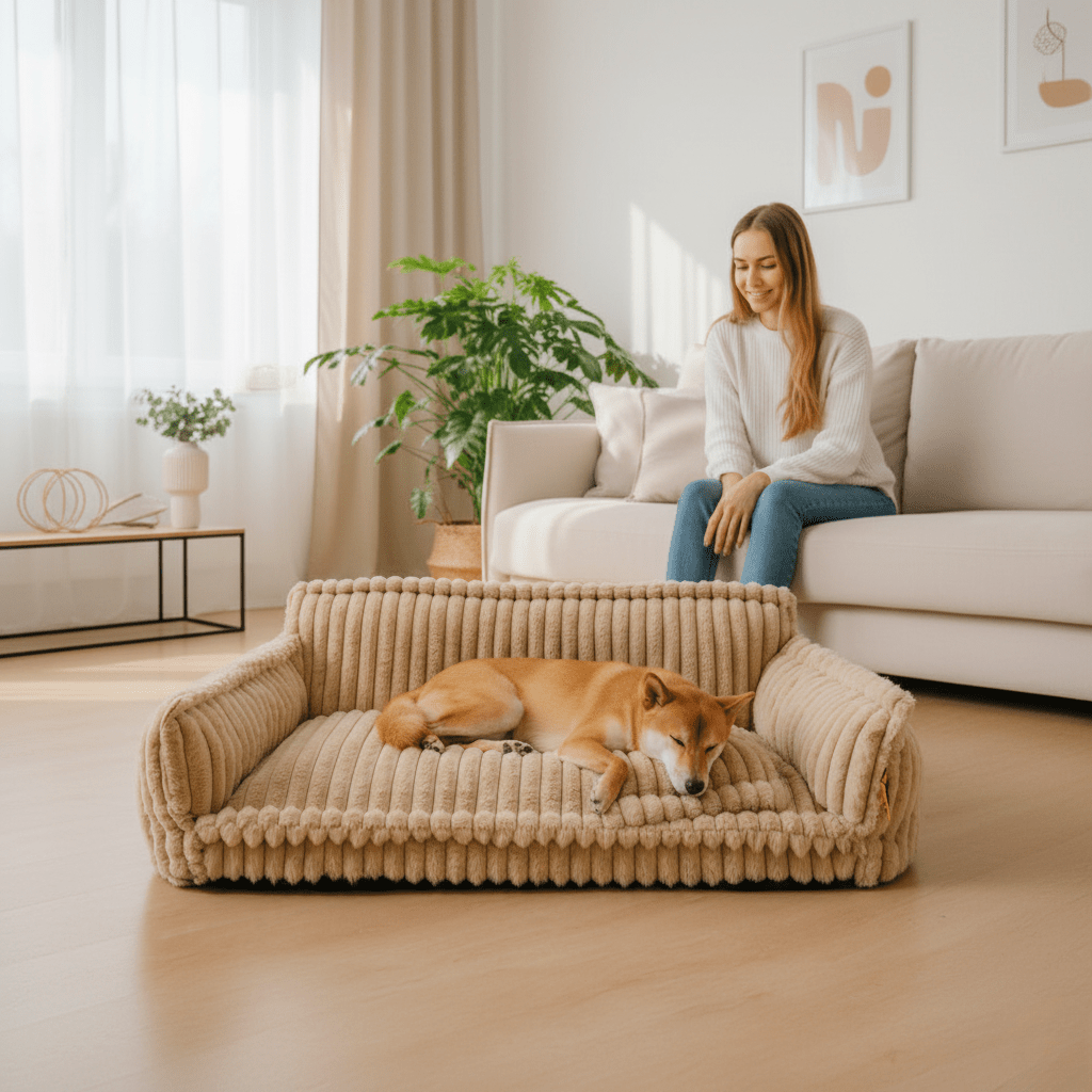Cozy and Washable Orthopedic Pet Sofa