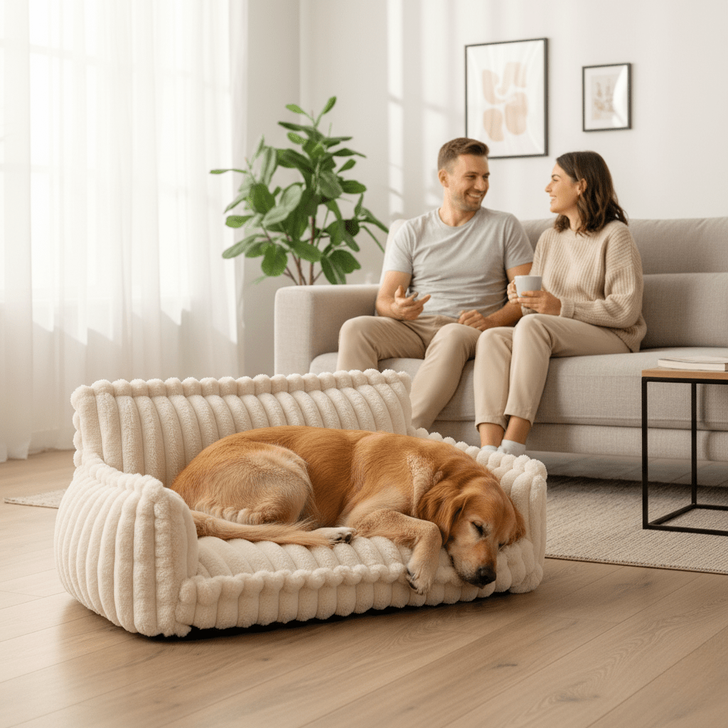 Cozy and Washable Orthopedic Pet Sofa