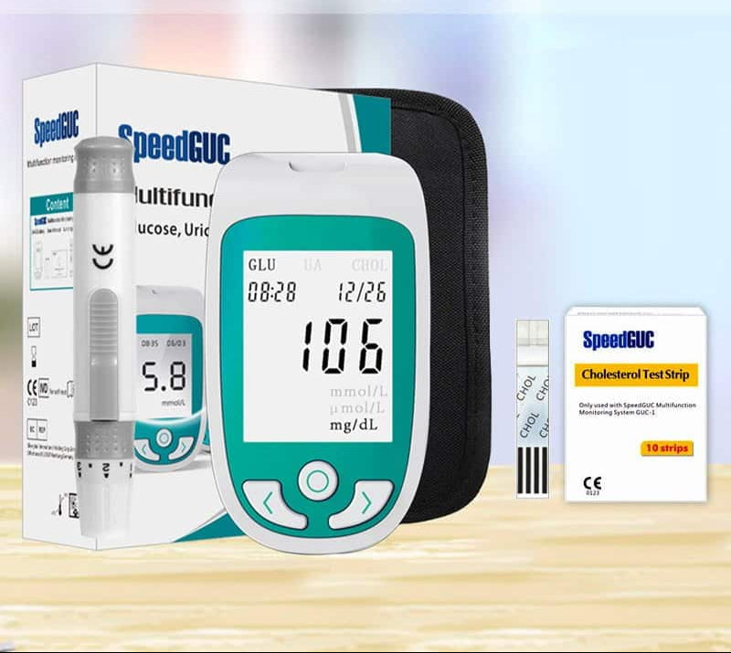 Health Monitor for Cholesterol, Glucose, and Uric Acid Levels