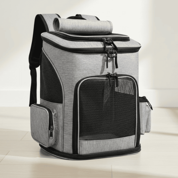 Cozy Cat Backpack with Transparent Viewing Window
