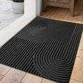 Washable Absorbent Mat with Flowing Line Design